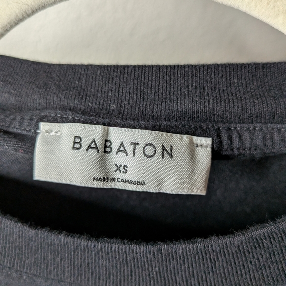 Babaton Womens Black Minimalist Capsule Shoulder Pad Cropped Tank Top XS - Picture 6 of 8